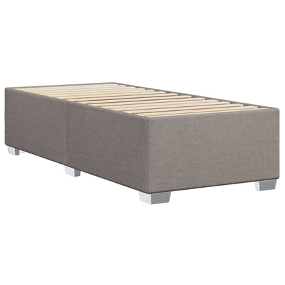 Bettgestell ohne Matratze Taupe 90x190 cm Stoff