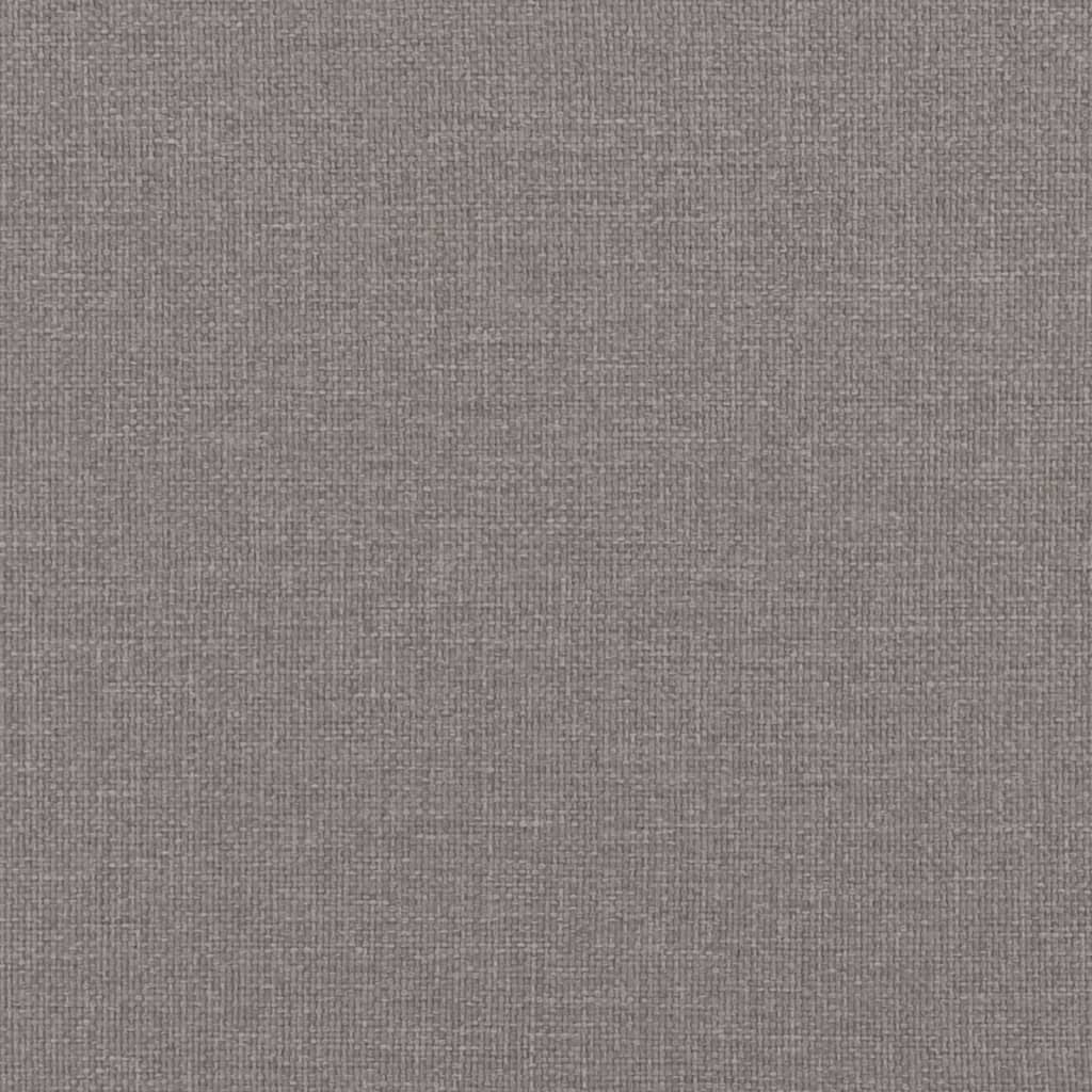 Bettgestell ohne Matratze Taupe 90x190 cm Stoff
