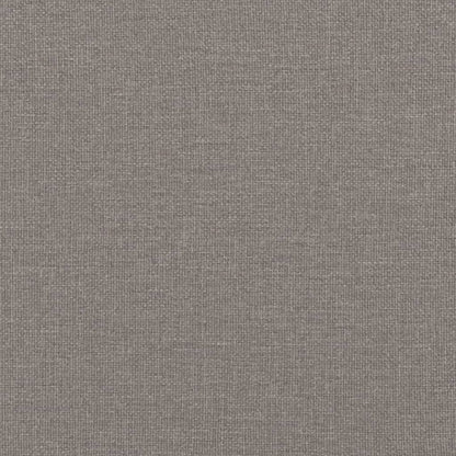 Bettgestell ohne Matratze Taupe 90x200 cm Stoff