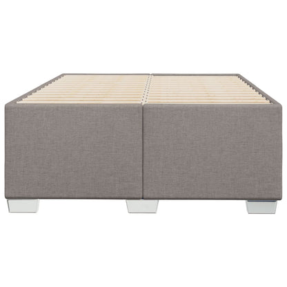 Bettgestell ohne Matratze Taupe 120x190 cm Stoff