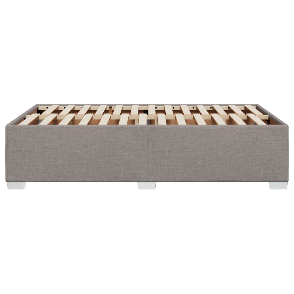 Bettgestell ohne Matratze Taupe 120x190 cm Stoff