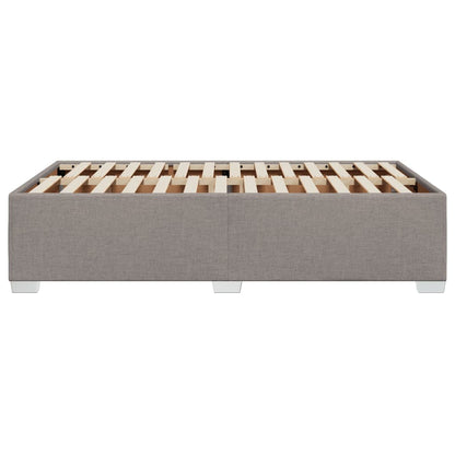 Bettgestell ohne Matratze Taupe 120x190 cm Stoff