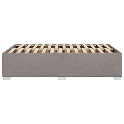 Bettgestell ohne Matratze Taupe 120x200 cm Stoff