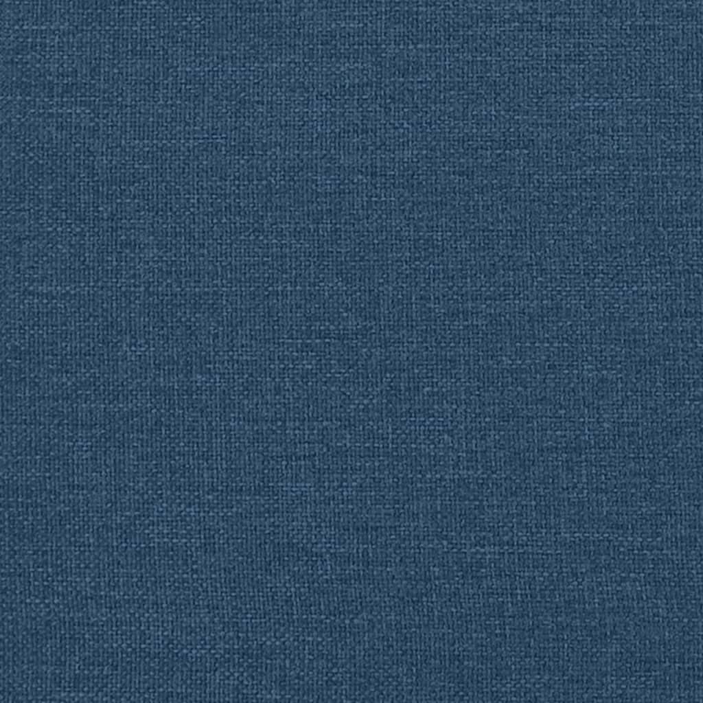 Bettgestell ohne Matratze Blau 140x200 cm Stoff