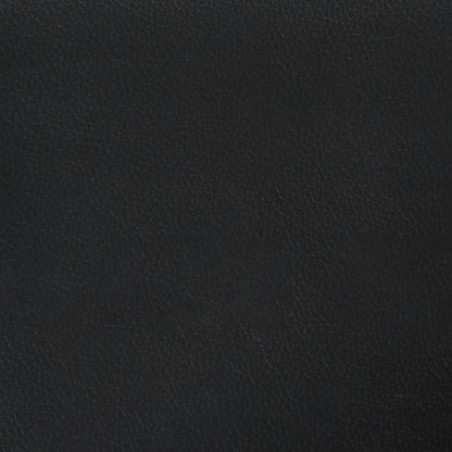 Bettgestell ohne Matratze Schwarz 120x190 cm Kunstleder