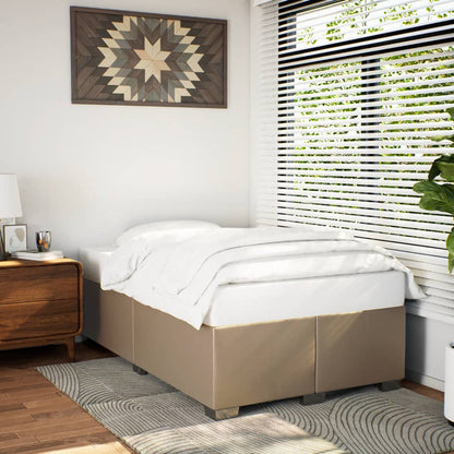 Bettgestell ohne Matratze Cappuccino-Braun 120x190cm Kunstleder