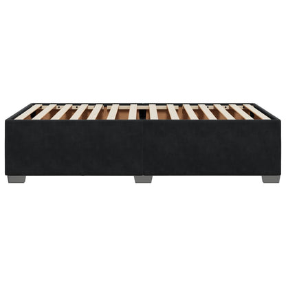 Bettgestell ohne Matratze Schwarz 100x200 cm Samt