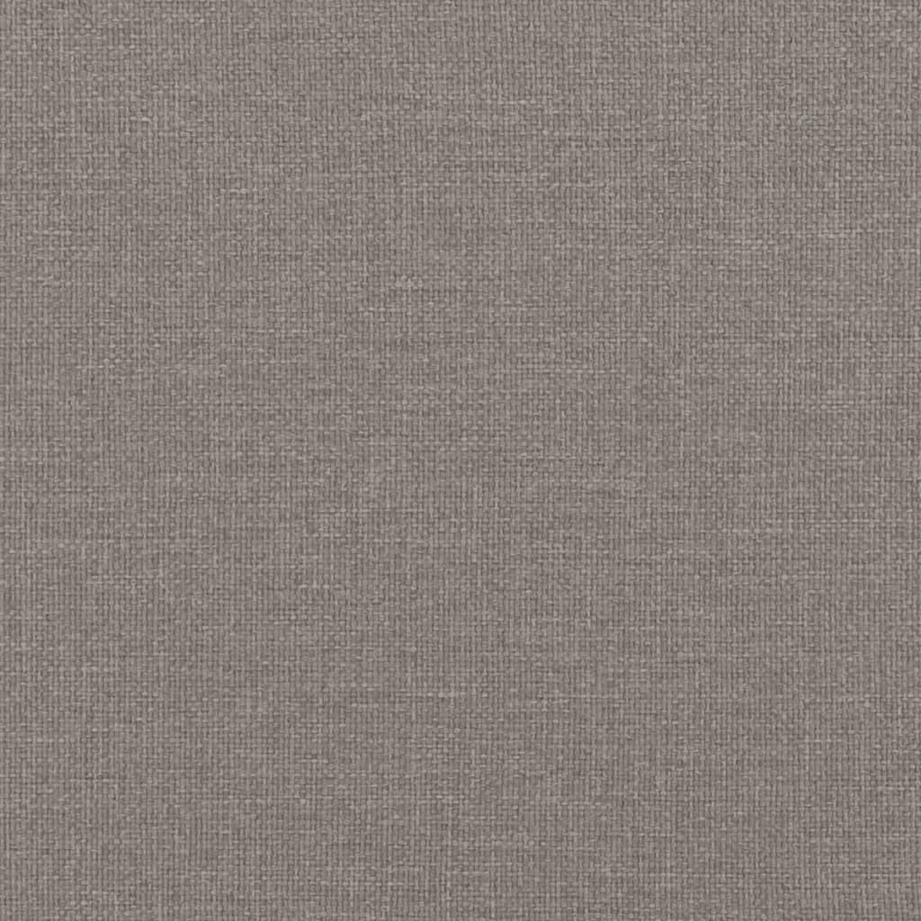 Bettgestell ohne Matratze Taupe 180x200 cm Stoff