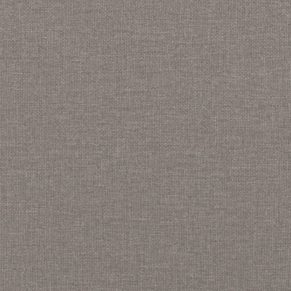 Bettgestell ohne Matratze Taupe 180x200 cm Stoff