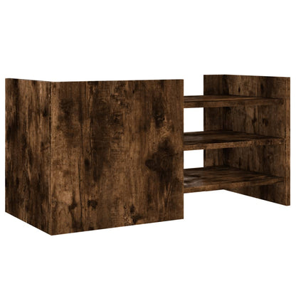 TV-Schrank Räuchereiche 80x35x40 cm Holzwerkstoff