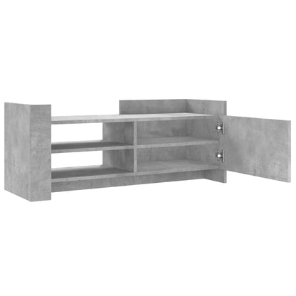 TV-Schrank Betongrau 100x35x40 cm Holzwerkstoff