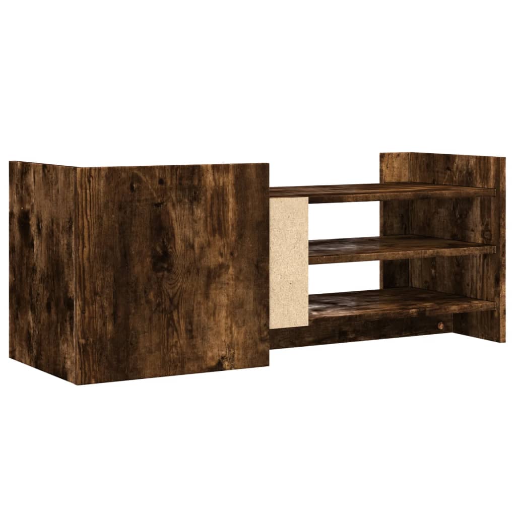 TV-Schrank Räuchereiche 100x35x40 cm Holzwerkstoff