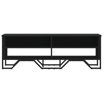 TV-Schrank Schwarz 122x34x41 cm Holzwerkstoff