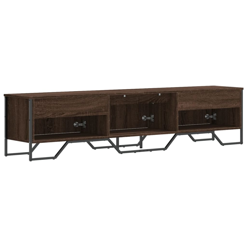 TV-Schrank Braun Eichen-Optik 180x34x41 cm Holzwerkstoff