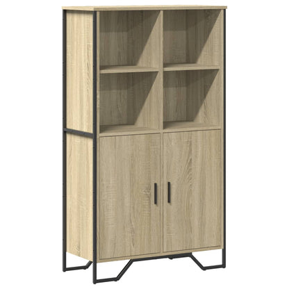 Highboard Sonoma-Eiche 79,5x35,5x137,5 cm Holzwerkstoff