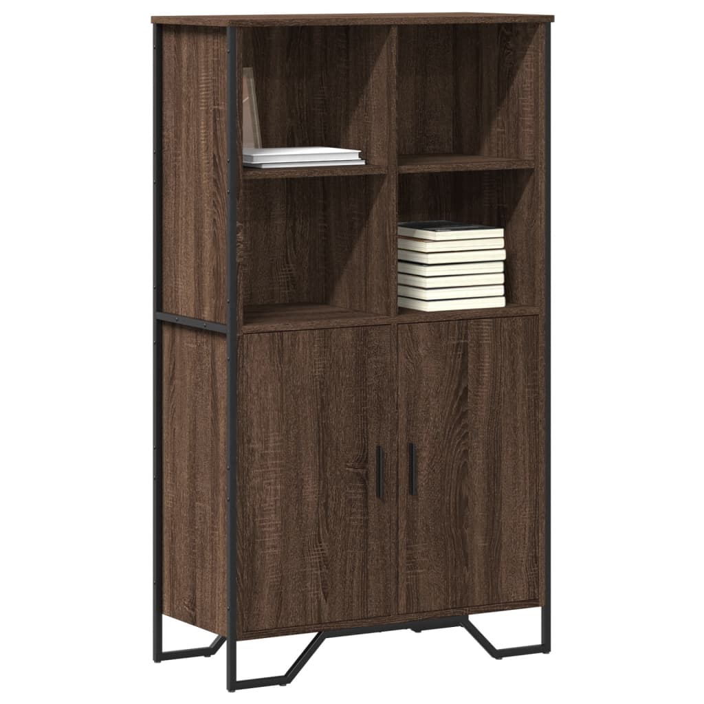 Highboard Eichen-Optik 79,5x35,5x137,5 cm Holzwerkstoff