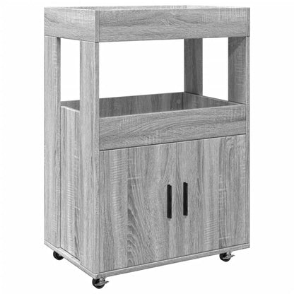 Barwagen Grau Sonoma 60x39,5x89 cm Holzwerkstoff