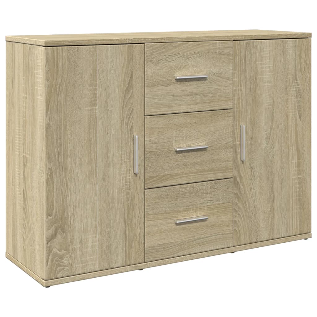 Sideboard Sonoma-Eiche 90,5x29,5x65 cm Holzwerkstoff