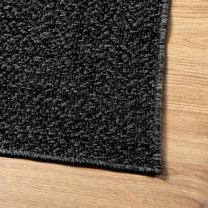 Teppich ZIZUR Anthrazit 60x110 cm Jute-Optik Indoor und Outdoor