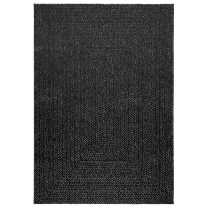 Teppich ZIZUR Anthrazit 120x170cm Jute-Optik Indoor und Outdoor