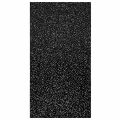 Teppich ZIZUR Anthrazit 80x150 cm Jute-Optik Indoor und Outdoor