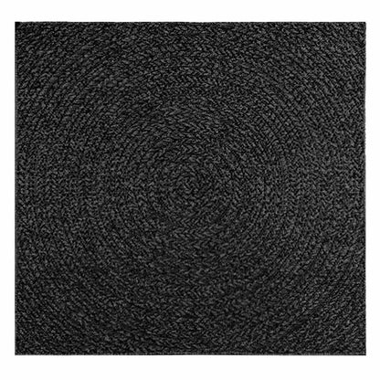 Teppich ZIZUR Anthrazit 120x120cm Jute-Optik Indoor und Outdoor