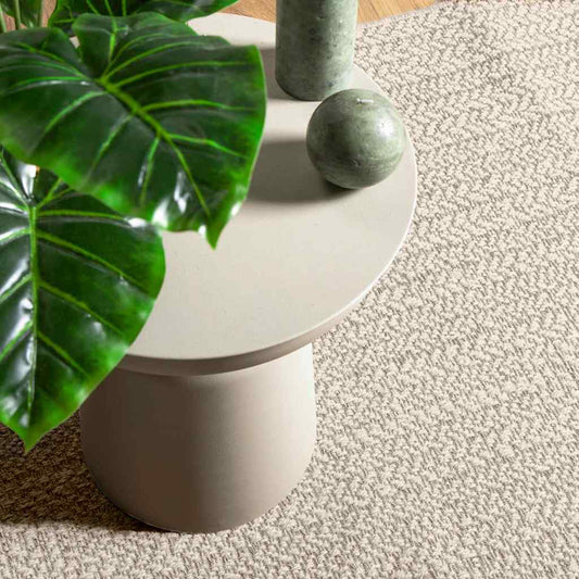 Teppich ZIZUR Creme 60x110 cm Jute-Optik Indoor und Outdoor