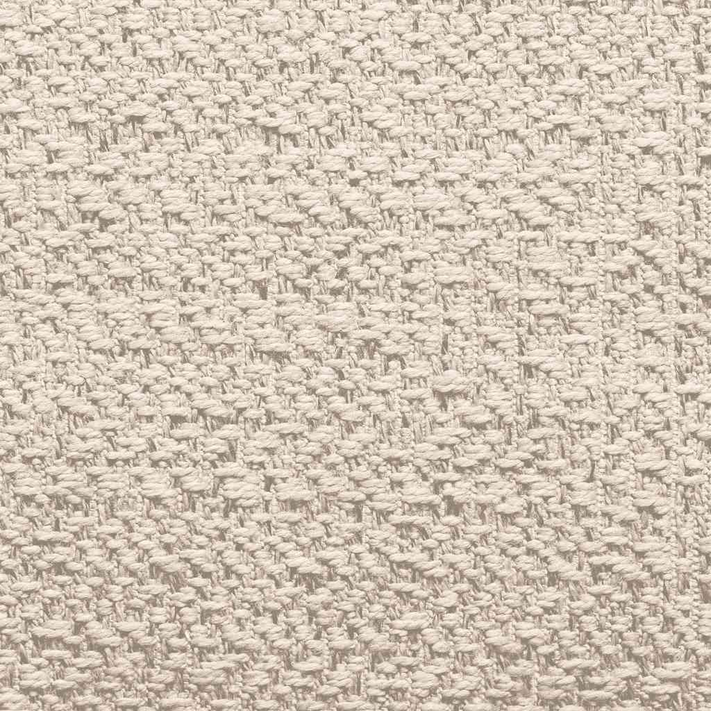 Teppich ZIZUR Creme 120x120 cm Jute-Optik Indoor und Outdoor