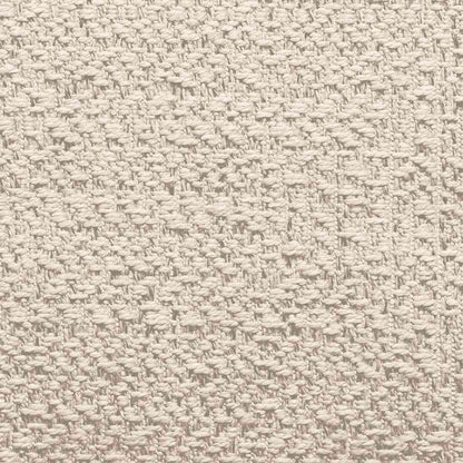 Teppich ZIZUR Creme 120x120 cm Jute-Optik Indoor und Outdoor