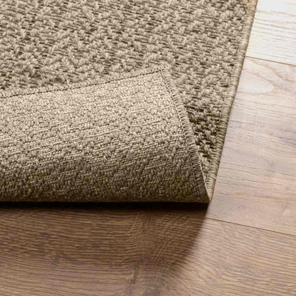 Teppich ZIZUR Beige 80x200 cm Jute-Optik Indoor und Outdoor