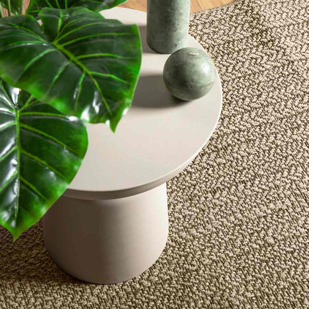 Teppich ZIZUR Beige 80x250 cm Jute-Optik Indoor und Outdoor