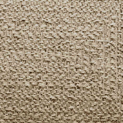 Teppich ZIZUR Beige 200x200 cm Jute-Optik Indoor und Outdoor