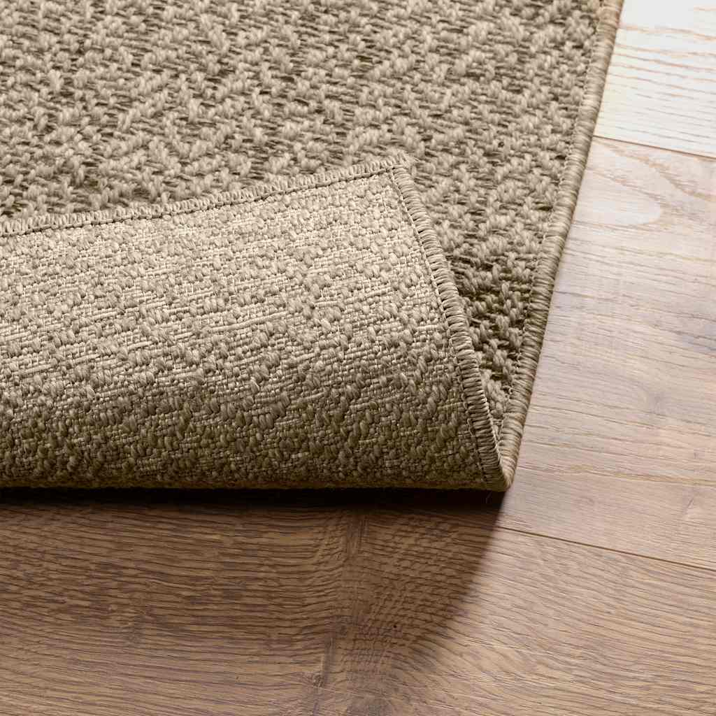 Teppich ZIZUR Beige 200x290 cm Jute-Optik Indoor und Outdoor