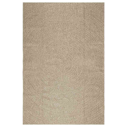 Teppich ZIZUR Beige 160x230 cm Jute-Optik Indoor und Outdoor