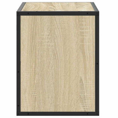 TV-Schrank Sonoma-Eiche 60x31x39,5 cm Holzwerkstoff und Metall