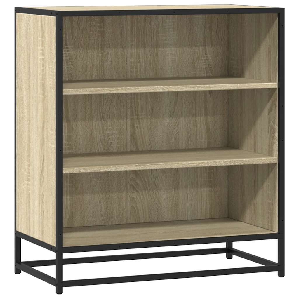 Sideboard Sonoma-Eiche 68x35x76 cm Holzwerkstoff und Metall