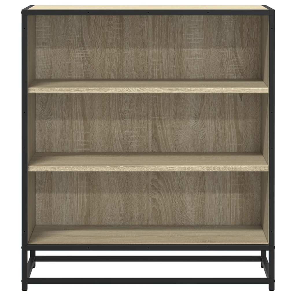 Sideboard Sonoma-Eiche 68x35x76 cm Holzwerkstoff und Metall