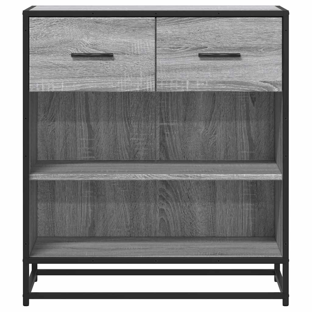 Sideboard Grau Sonoma 68x35x76 cm Holzwerkstoff