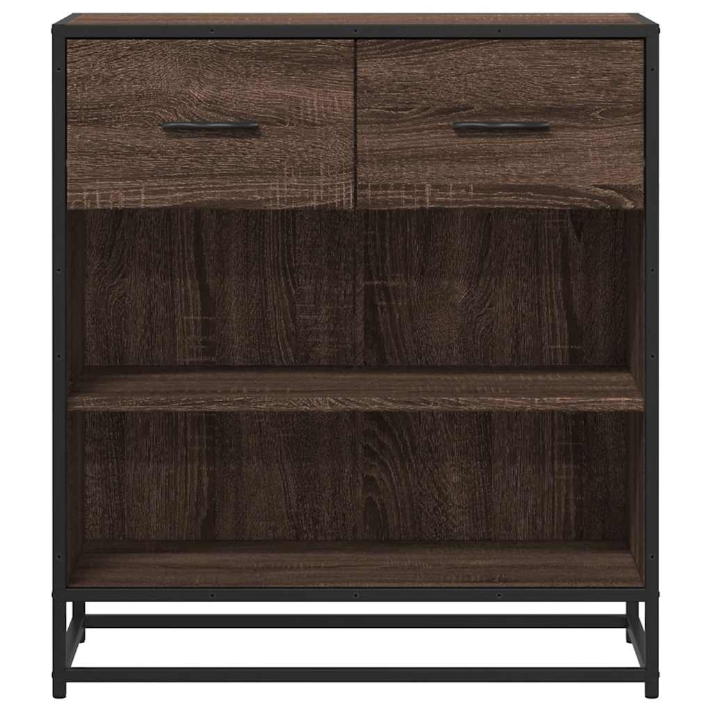 Sideboard Braun Eichen-Optik 68x35x76 cm Holzwerkstoff