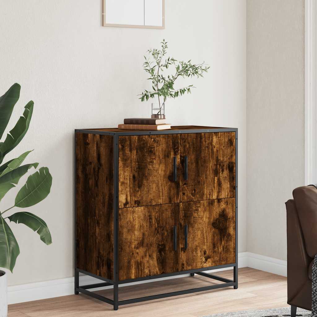 Sideboard Räuchereiche 68x35x76 cm Holzwerkstoff