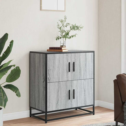 Sideboard Grau Sonoma 68x35x76 cm Holzwerkstoff