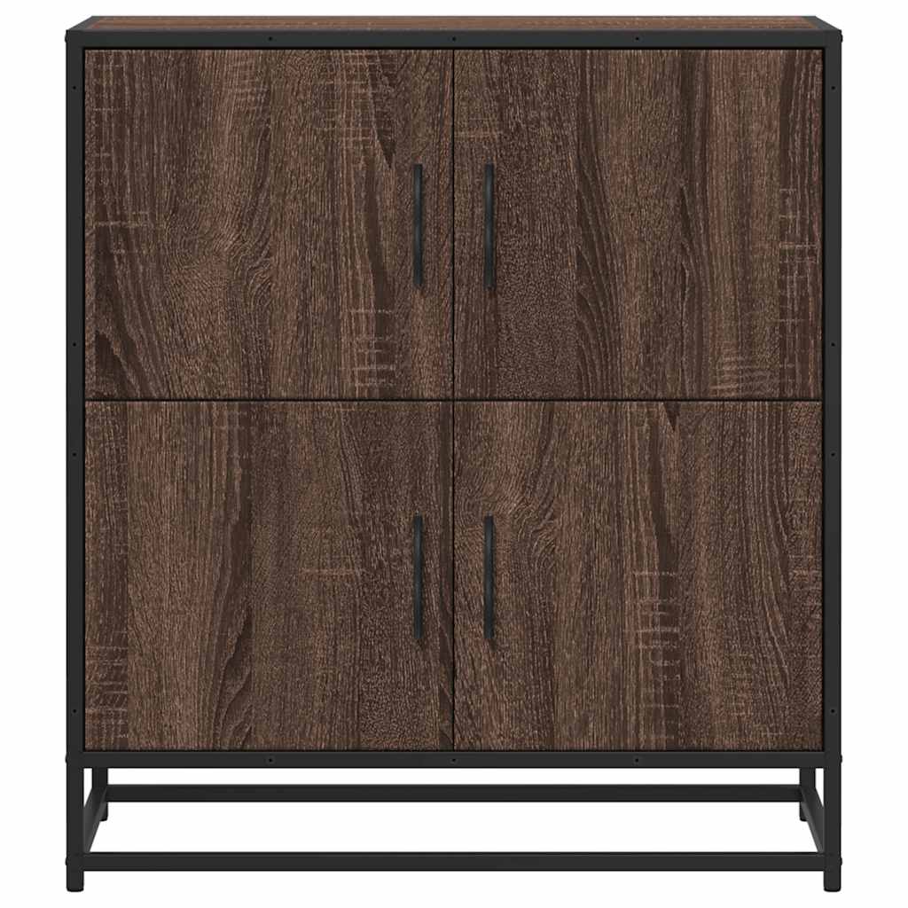 Sideboard Braun Eichen-Optik 68x35x76 cm Holzwerkstoff