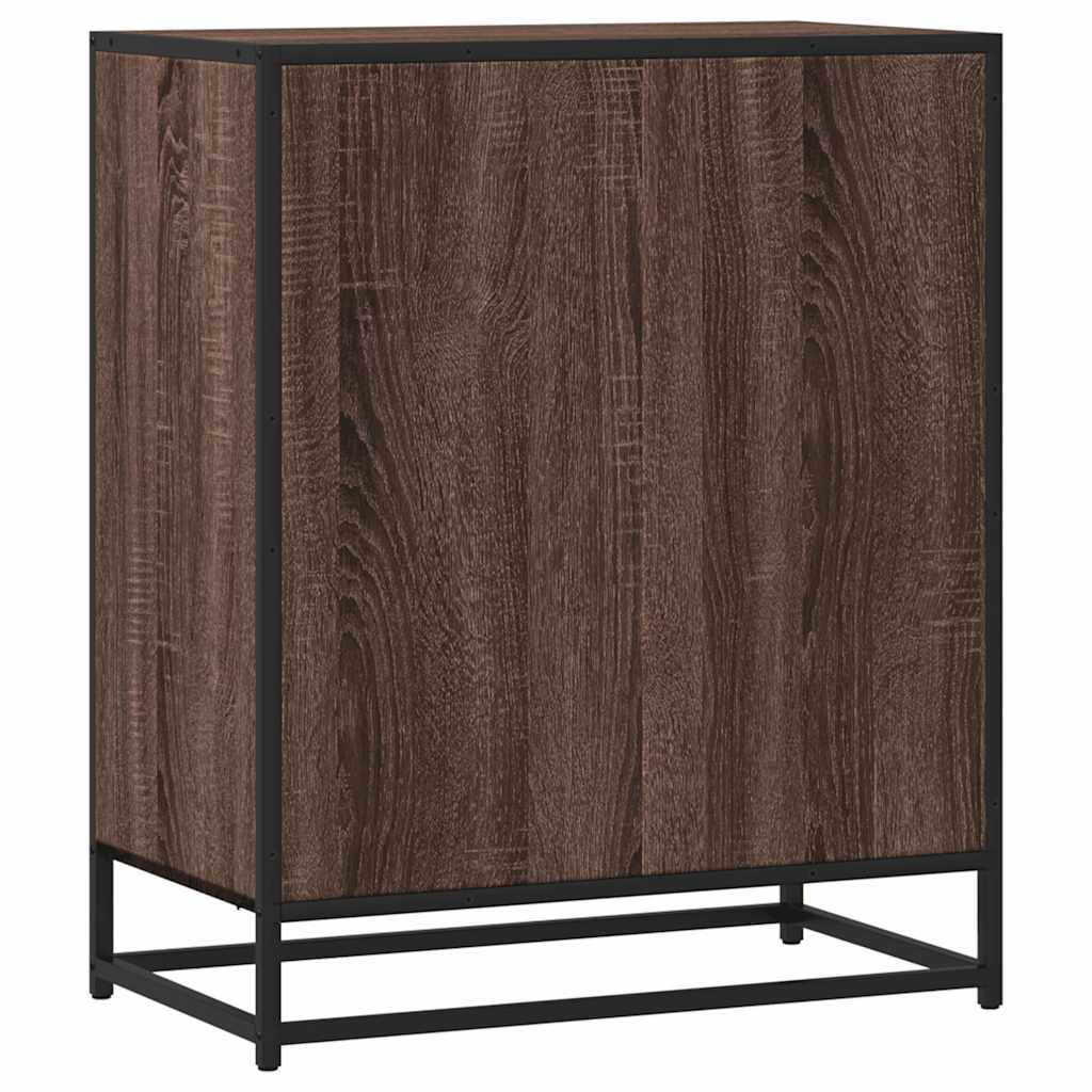 Sideboard Braun Eichen-Optik 62x35x76 cm Holzwerkstoff