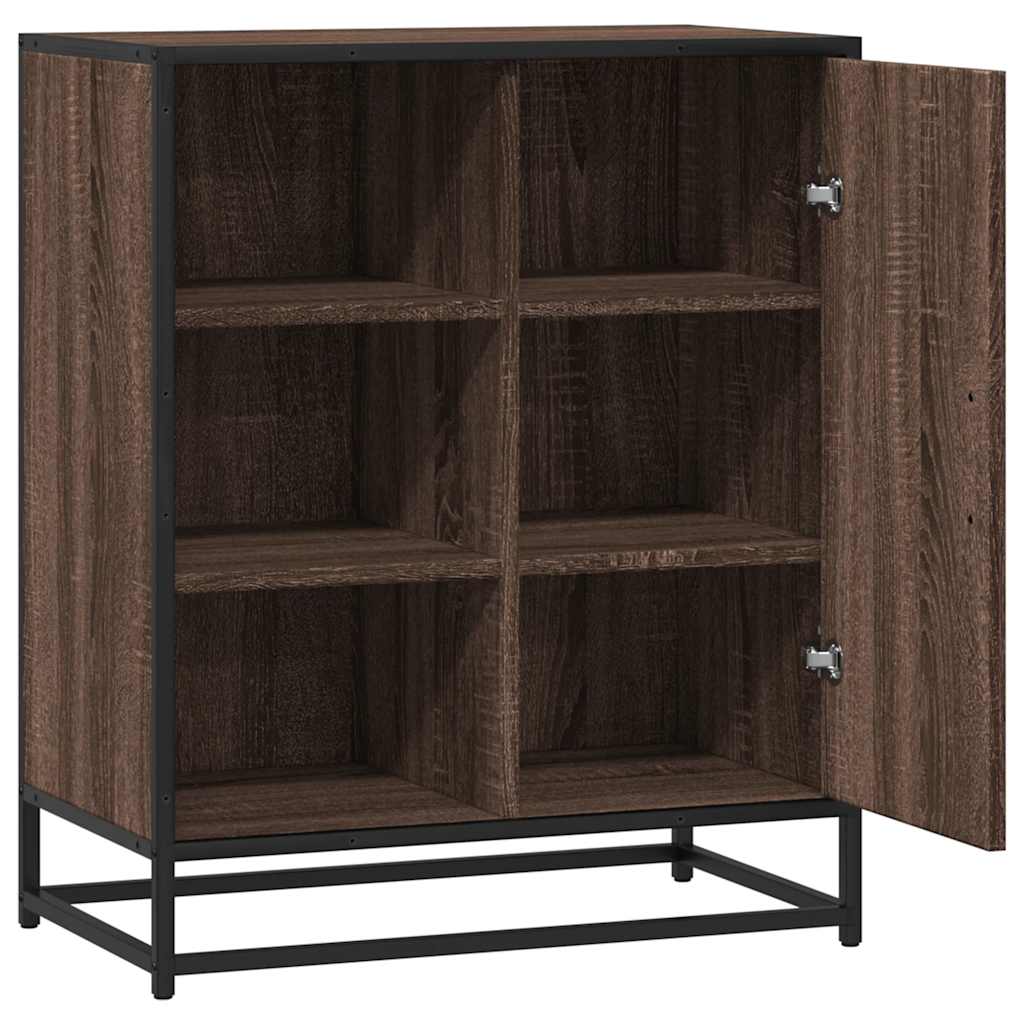 Sideboard Braun Eichen-Optik 62x35x76 cm Holzwerkstoff