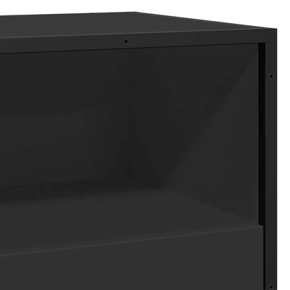 Sideboard Schwarz 68x35x76 cm Holzwerkstoff