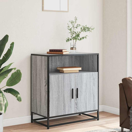 Sideboard Grau Sonoma 68x35x76 cm Holzwerkstoff