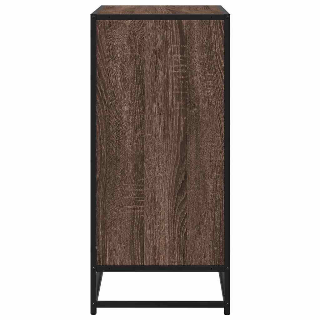 Sideboard Braun Eichen-Optik 68x35x76 cm Holzwerkstoff