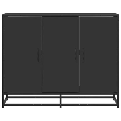 Sideboard Schwarz 94x35x76 cm Holzwerkstoff