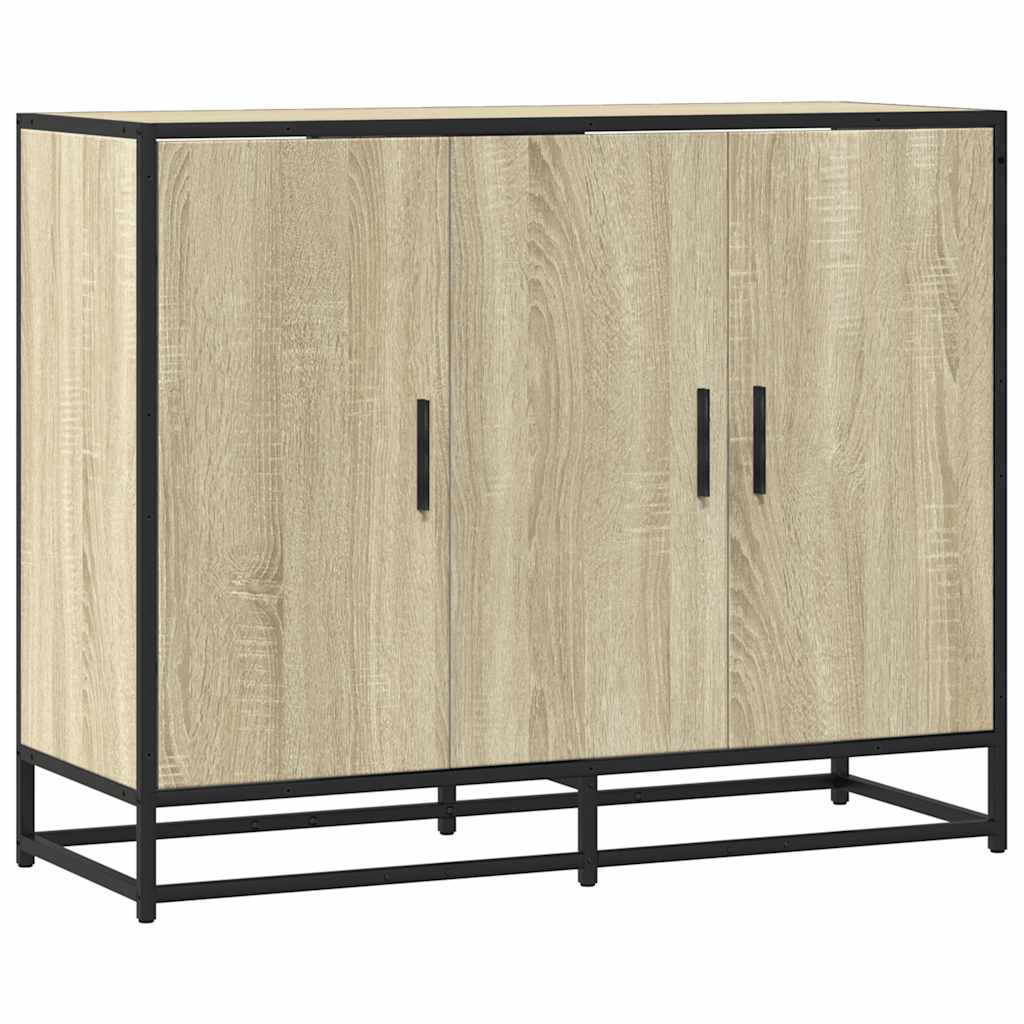 Sideboard Sonoma-Eiche 94x35x76 cm Holzwerkstoff