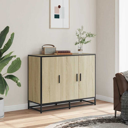 Sideboard Sonoma-Eiche 94x35x76 cm Holzwerkstoff